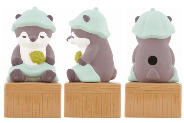 【全品　送料無料！】オリジナル　サウナ加湿器くるり　カワウソ　かわうそ　コツメカワウソ　動物　アニマル　置物　インテリア　乾燥対策　加湿　雑貨　グッズ　かわいい