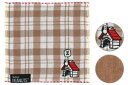 【全品 送料無料!】【スヌーピー】【SNOOPY】チェックガーゼパイルミニタオル【ブラウン】【茶】 【ピーナッツ】【ウッドストック】【すぬーぴー】【アニメ】【キャラクター】【タオル】【たおる】【ハンドタオル】【ハンカチ】【雑貨】【グッズ】【かわいい】
