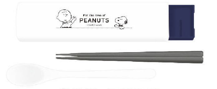 【全品　送料無料！】　【日本製】　スヌーピー　SNOOPY　コンビセットWhat's up?　すぬーぴー　チャーリー・ブラウン　ピーナッツ　箸　はし　お箸　スプーン　箸入れ　ケース　遠足　アウトドア　雑貨　グッズ　かわいい
