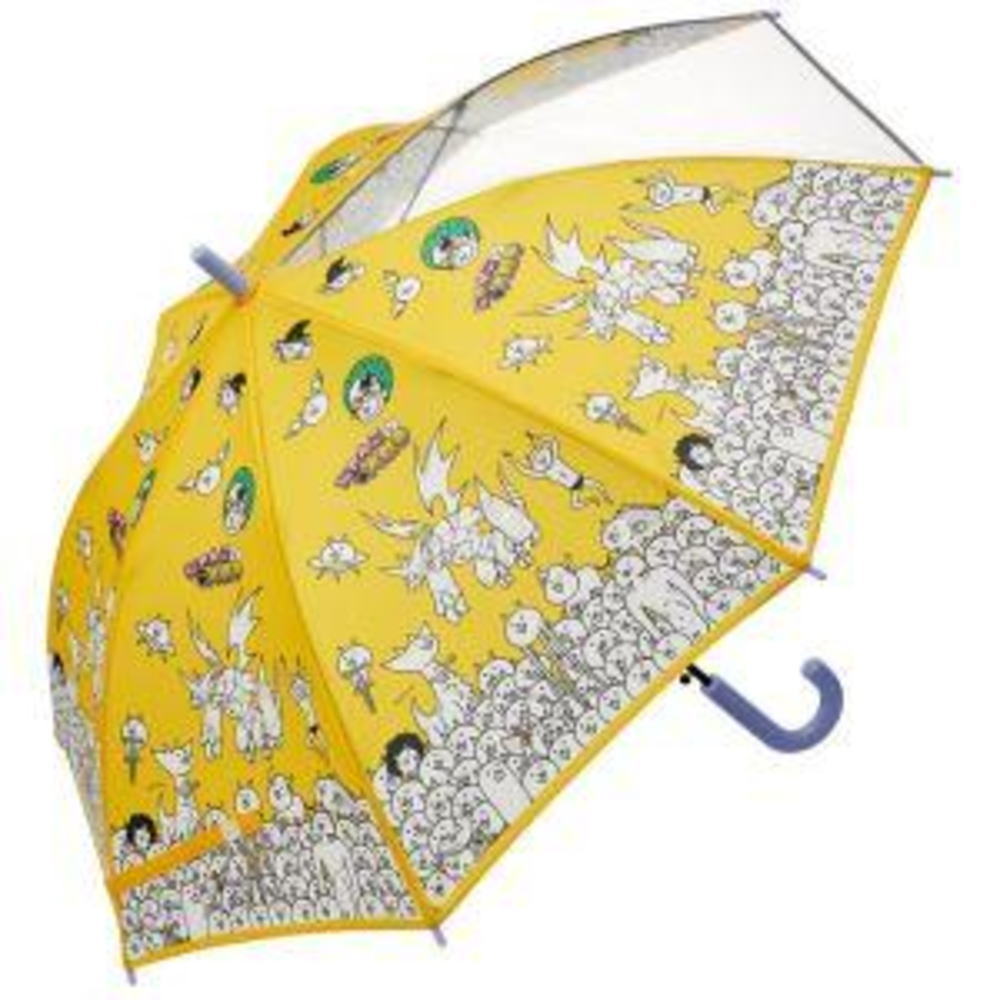 【全品　送料無料！】にゃんこ大戦争　子供用ジャンプ傘55cm　ネコ　傘　かさ　カサ　レイングッズ　子供　キッズ　雑貨　グッズ　かわいい