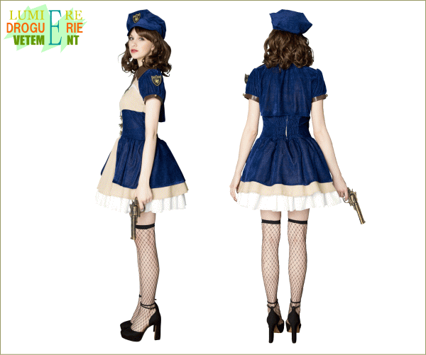 【レディ】スチームパンク【ポリス】【警察】【警官】【婦警】【ハロウィン】【コスプレ】【コスチューム】【衣装】【仮装】【かわいい】