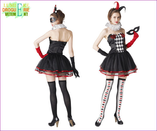 【レディ】【NYW】マスカレードジョーカー【ジョーカー】【ピエロ】【クラウン】【ニューヨークウィッシュ】【ハロウィン】【コスプレ】【コスチューム】【衣装】【仮装】【かわいい】