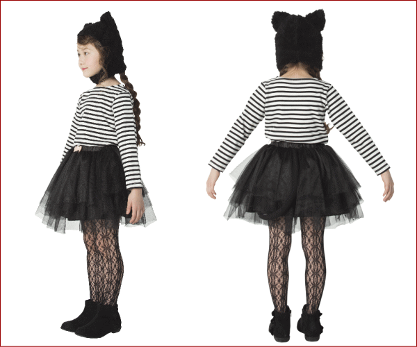 【キッズ】ノワールキティ【S】【ネコ】【キャット】【アニマル】【ハロウィン】【コスプレ】【コスチューム】【衣装】【仮装】【かわいい】
