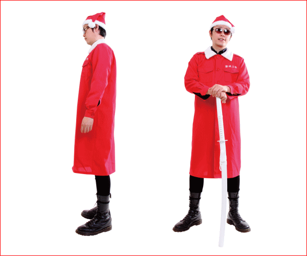 【メンズ】クリスマス特攻服【サンタ】【クリスマス】【コスプレ】【コスチューム】【衣装】【仮装】【パーティ】【かわいい】
