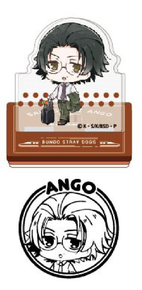 樂天商城 - 【全品　送料無料！】　文豪ストレイドッグス　文スト　出張Ver.　アクリルスタンドスタンプHave fun！　坂口安吾　さかぐちあんご　アニメ　漫画　推し　推し活　アクスタ　スタンド　置き物　ハンコ　インテリア　雑貨　グッ