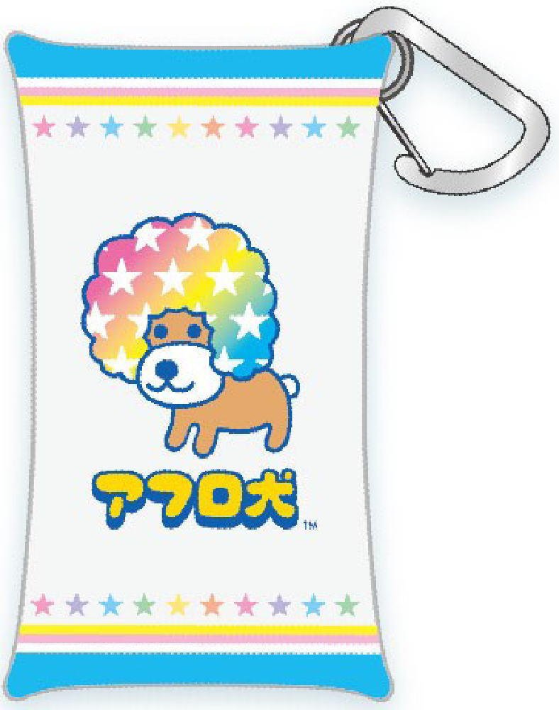 樂天商城 - 【全品　送料無料！】　アフロ犬　クリアマルチケースS　フェイス　犬　動物　アニマル　ポーチ　ケース　小物入れ　収納　雑貨　グッズ　かわいい