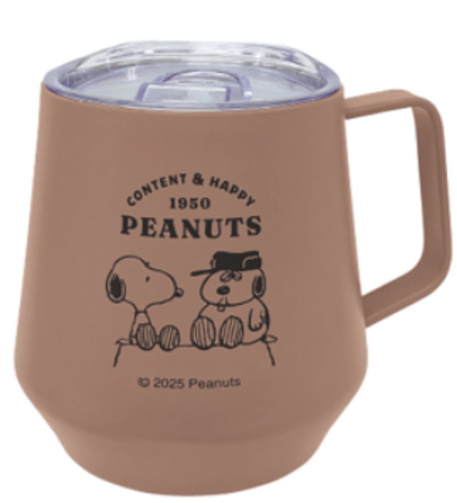 カミ227754 【全品　送料無料！】　スヌーピー　SNOOPY　ステンレスマグCONTENTandHAPPY　ピーナッツ　..