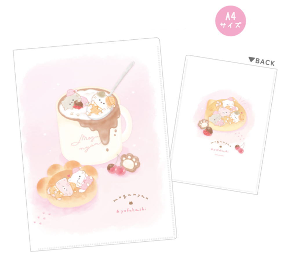 カミ231332 【全品　送料無料！】　オリジナル　ハードカバー6ポケットクリアファイルよふかし　も ...