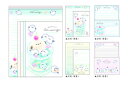 【全品 送料無料!】【セット商品】【6冊入り】【オリジナル】マイセレクトレターセット【ちんまりしまえなが】【かわいいとり】【レター】【手紙】【お手紙】【便箋】【...