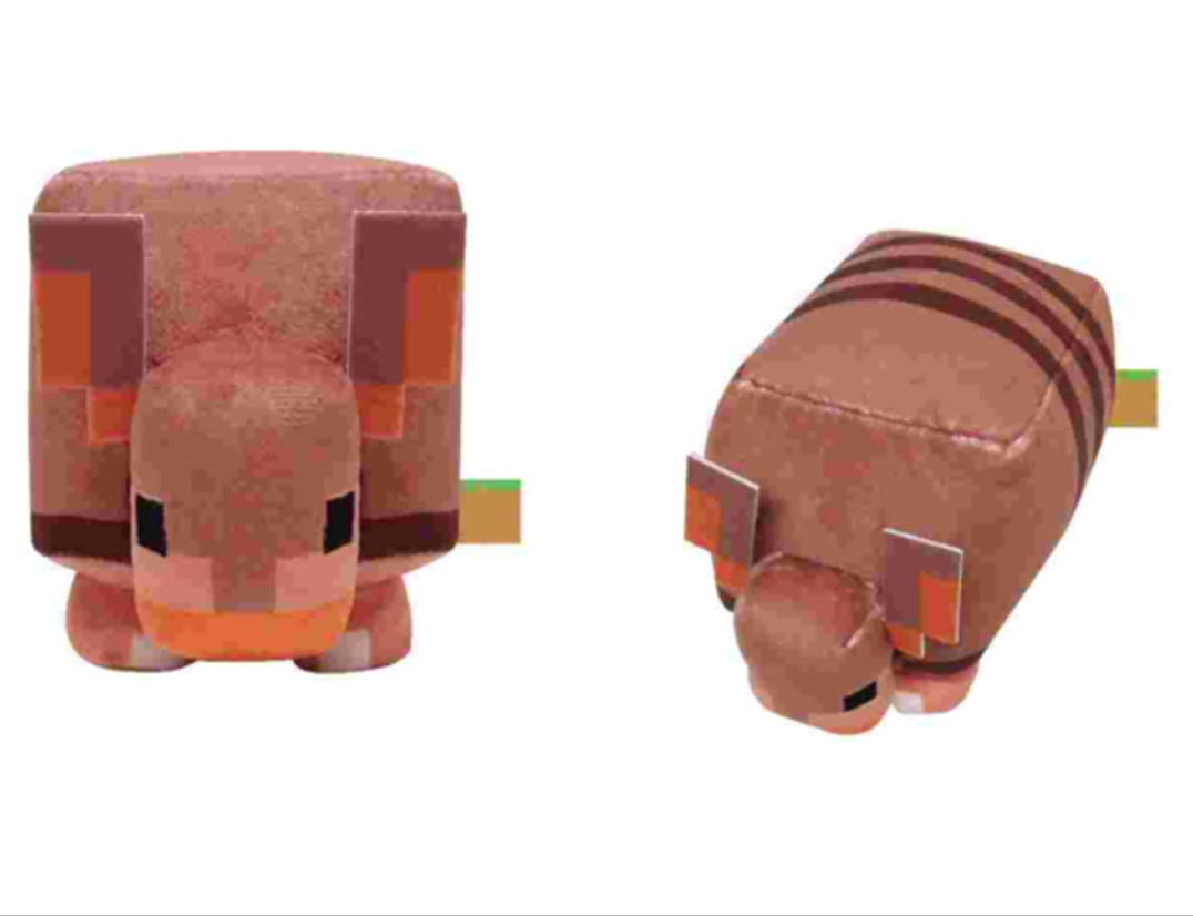 【全品　送料無料！】　Minecraft　マインクラフト　コレクションぬいぐるみアルマジロ　マイクラ　ブロック　ゲーム　人形　ドール　マスコット　おもちゃ　子供　キッズ　インテリア　雑貨　グッズ　かわいい