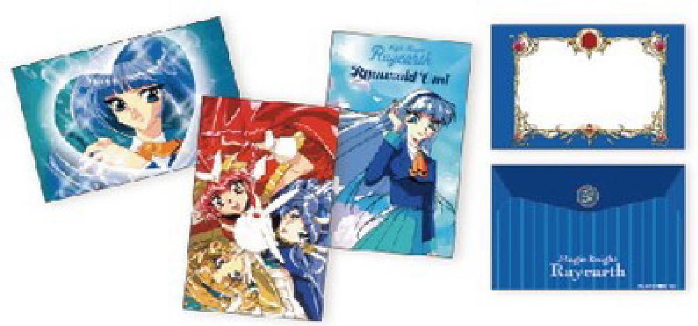 【全品 送料無料！】 日本製 魔法騎士レイアース ミニカードセット龍咲海 りゅうざきうみ アニメ カード 封筒 コレクション 文房具 雑貨 グッズ かわいい