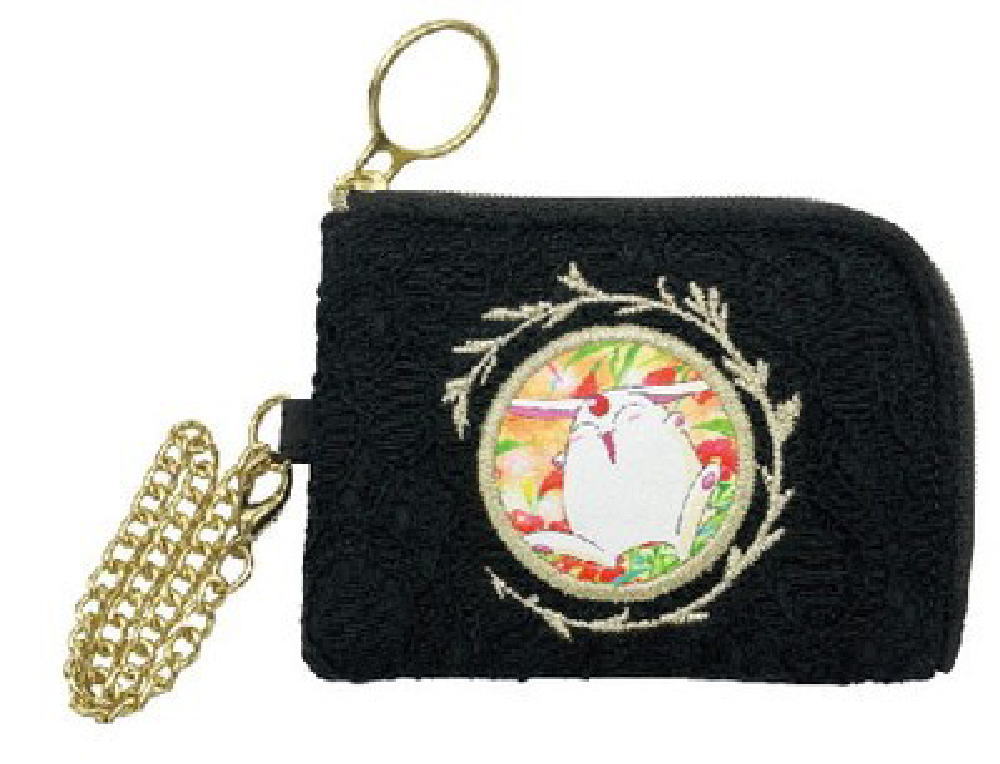 【全品 送料無料！】 魔法騎士レイアース パスアンドコインポーチモコナ レース×刺繍 アニメ コインケース カード入れ 定期入れ 小銭入れ 収納 お出かけ アウトドア 雑貨 グッズ かわいい