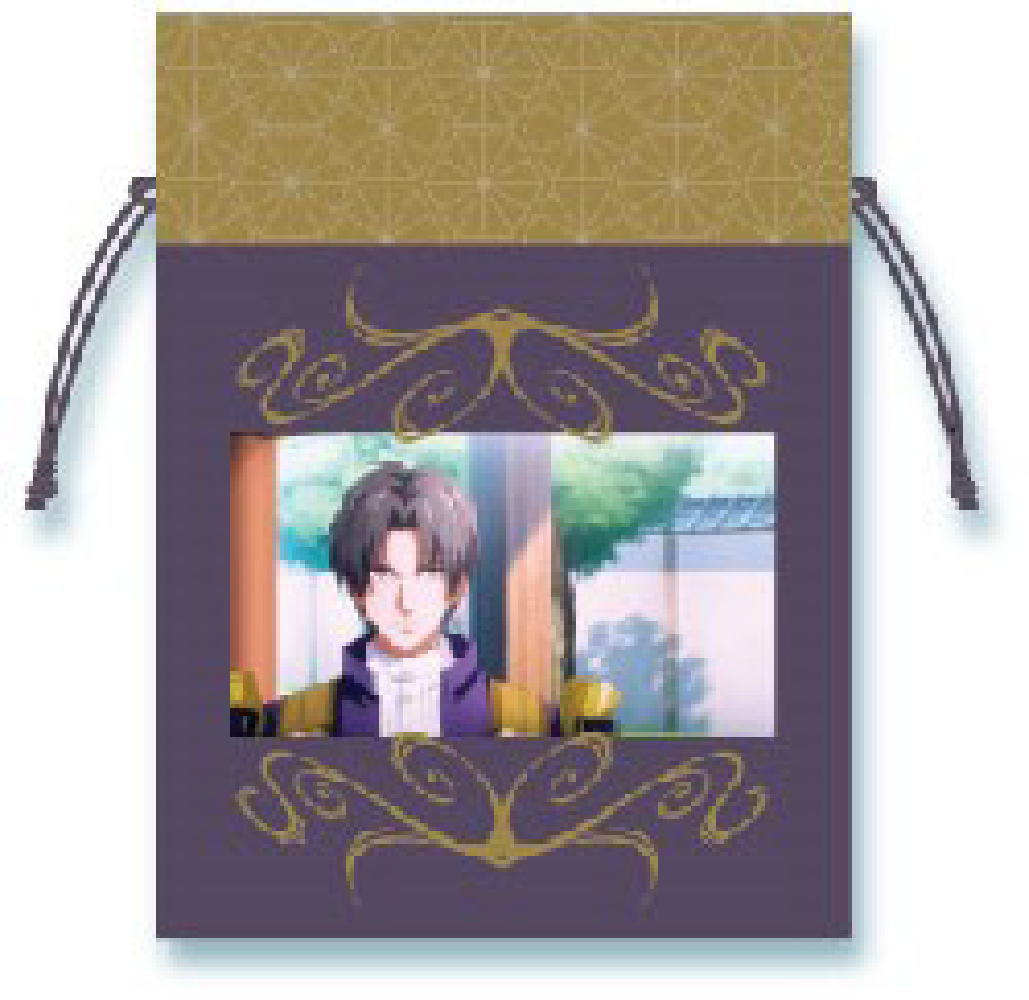 【全品　送料無料！】　刀剣乱舞　まめ巾着へし切長谷部　へしきりはせべ　廻　虚伝 燃ゆる本能寺　とうらぶ　アニメ　漫画　映画　推し　推し活　ポーチ　ケース　小物入れ　袋　収納　子供　キッズ　雑貨　グッズ　かわいい