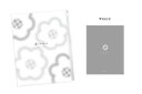 【全品 送料無料!】【オリジナル】ファスナー付き6ポケットクリアファイル【ちらし】【ブラノワール】【花】【フラワー】【ケース】【カバー】【ファイル入れ】【文房具...