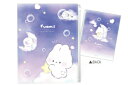 【全品 送料無料!】【オリジナル】ファスナー付き6ポケットクリアファイル【夜空】【ふあみい】【動物】【アニマル】【ケース】【カバー】【ファイル入れ】【文房具】【...