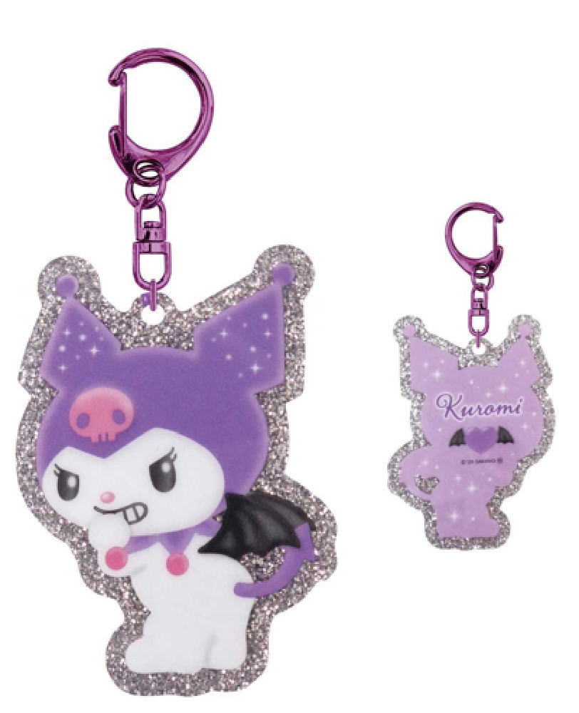 樂天商城 - 【全品　送料無料！】　サンリオキャラクターズ　エンジェルシリーズ　アクリルキーホルダーパープル　紫　クロミ　キーホルダー　キーリング　チャーム　鍵　雑貨　グッズ　かわいい