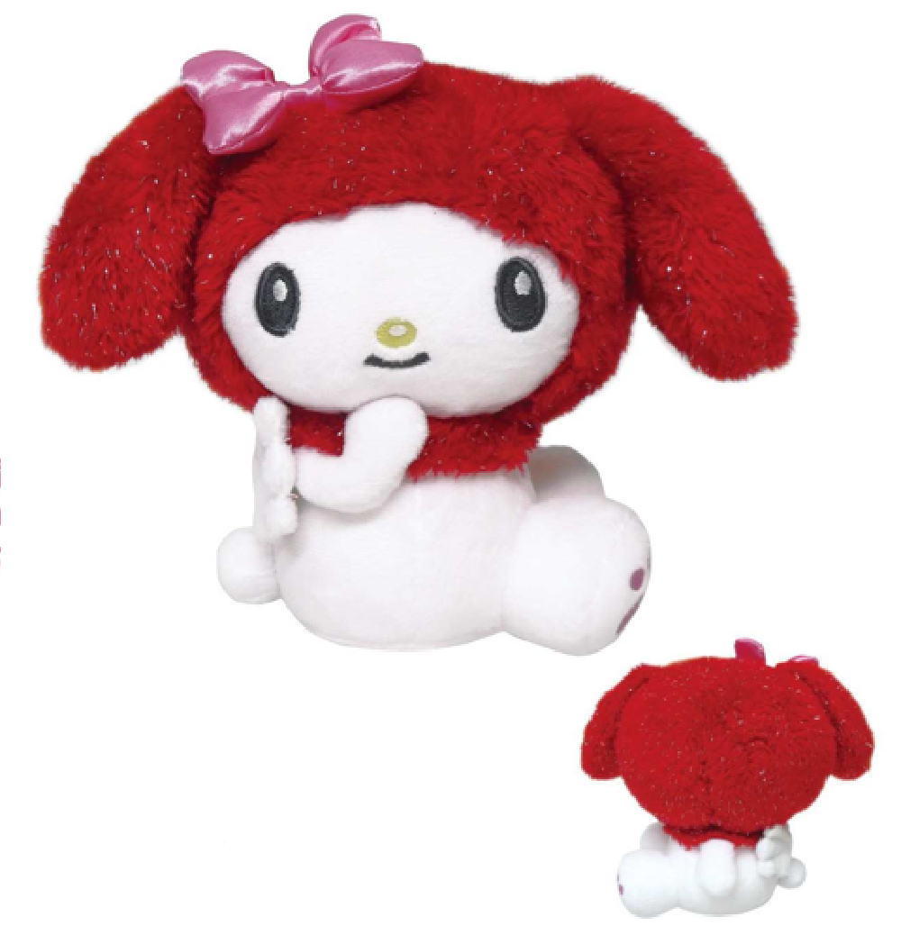 【全品 送料無料！】 サンリオキャラクターズ エンジェルシリーズ ぬいぐるみレッド 赤 マイメロディ 人形 ドール マスコット おもちゃ インテリア 子供 キッズ 雑貨 グッズ かわいい