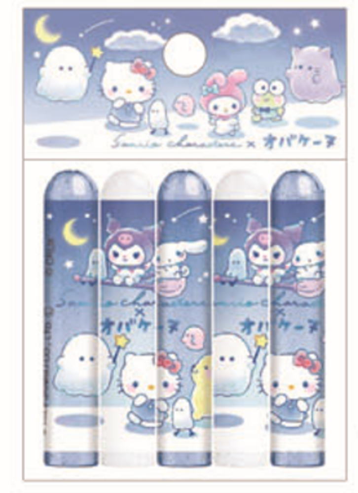 樂天商城 - 【全品　送料無料！】　セット商品　10組入り　サンリオキャラクターズ×オバケーヌ　鉛筆キャップナイトパレード　コラボ　ペンシル　筆記用具　カバー　ふた　フタ　蓋　文房具　学校　勉強　雑貨　グッズ　かわいい