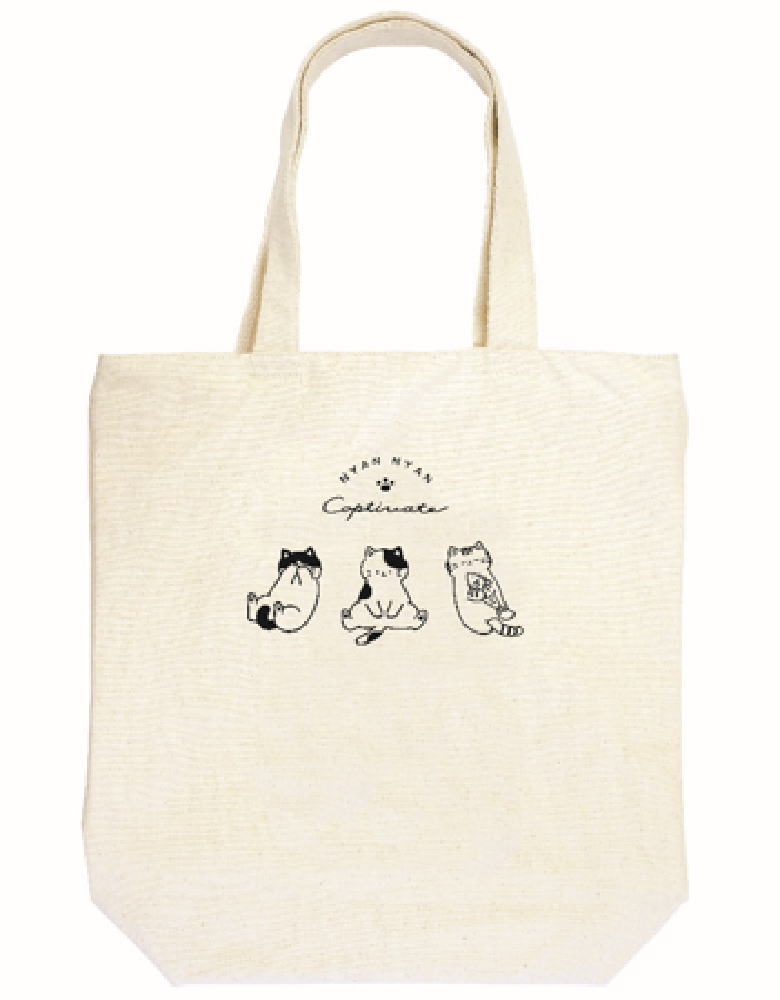 【全品　送料無料！】　オリジナル　トレンドトートバッグキャット　ネコ　動物　アニマル　かばん　カバン　鞄　トート　収納　お出かけ　アウトドア　雑貨　グッズ　かわいい