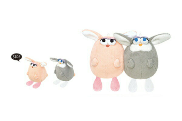 樂天商城 - 【全品　送料無料！】　オリジナル　ゆるたまニコぬいキーホルダーうさぎ　動物　アニマル　キーリング　チャーム　人形　ドール　ぬいぐるみ　マスコット　ニコイチ　お揃い　ペア　友達　フレンズ　雑貨　グッズ　かわいい