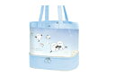 【全品 送料無料!】【オリジナル】2層式クリアバッグ【のんびりえながちゃん】【シマエナガ】【かばん】【カバン】【鞄】【収納】【学校】【プール】【スイミング】【海...