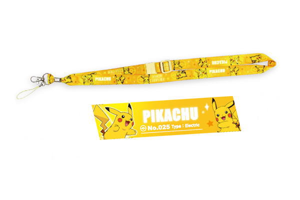 【全品　送料無料！】　ポケットモンスター　抗菌ネックストラップピカチュウ　スターライト　ポケモン　ゲーム　アニメ　映画　テレビ　カードホルダー　カードケース　パスケース　定期入れ　紐　子供　キッズ　雑貨　グッズ　かわいい