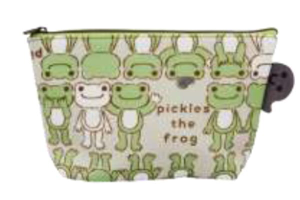 樂天商城 - 【全品　送料無料！】　かえるのピクルス　pickles the frog　ピクルス 横並び 化粧ポーチピクルス　ぴくるす　かえる　カエル　カエルのピクルス　化粧ポーチ　小物入れ　ポーチ　雑貨　グッズ　かわいい