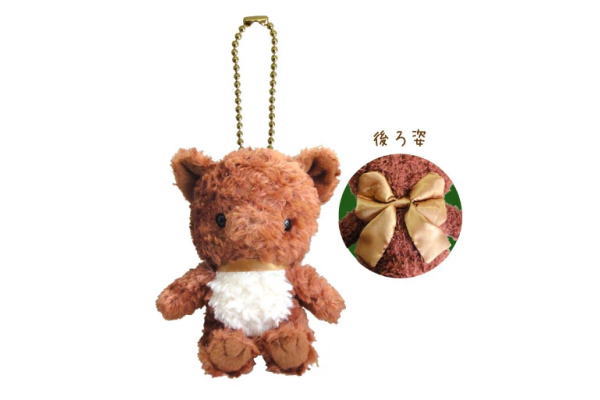 　オリジナル　みみくま　マスコットキーホルダーココア　くま　クマ　ベア　キーホルダー　キーリング　鍵　人形　ぬいぐるみ　雑貨　グッズ　かわいい