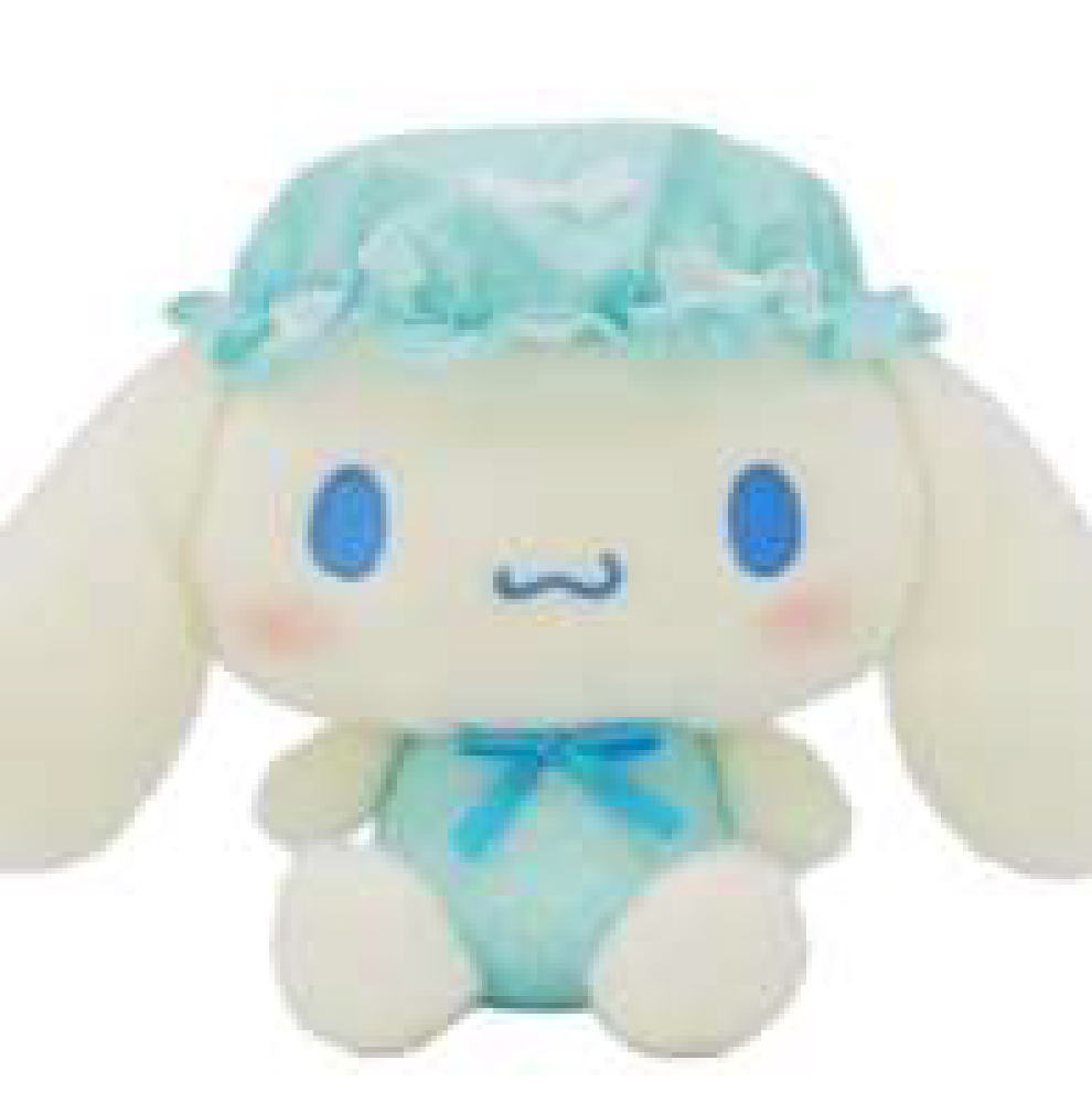 Cinnamoroll - 【全品　送料無料！】　サンリオキャラクターズ　ぬいぐるみS　ナイトキャップリボン　シナモロール　シナモン　マスコット　人形　ドール　おもちゃ　インテリア　子供　キッズ　雑貨　グッズ　かわいい