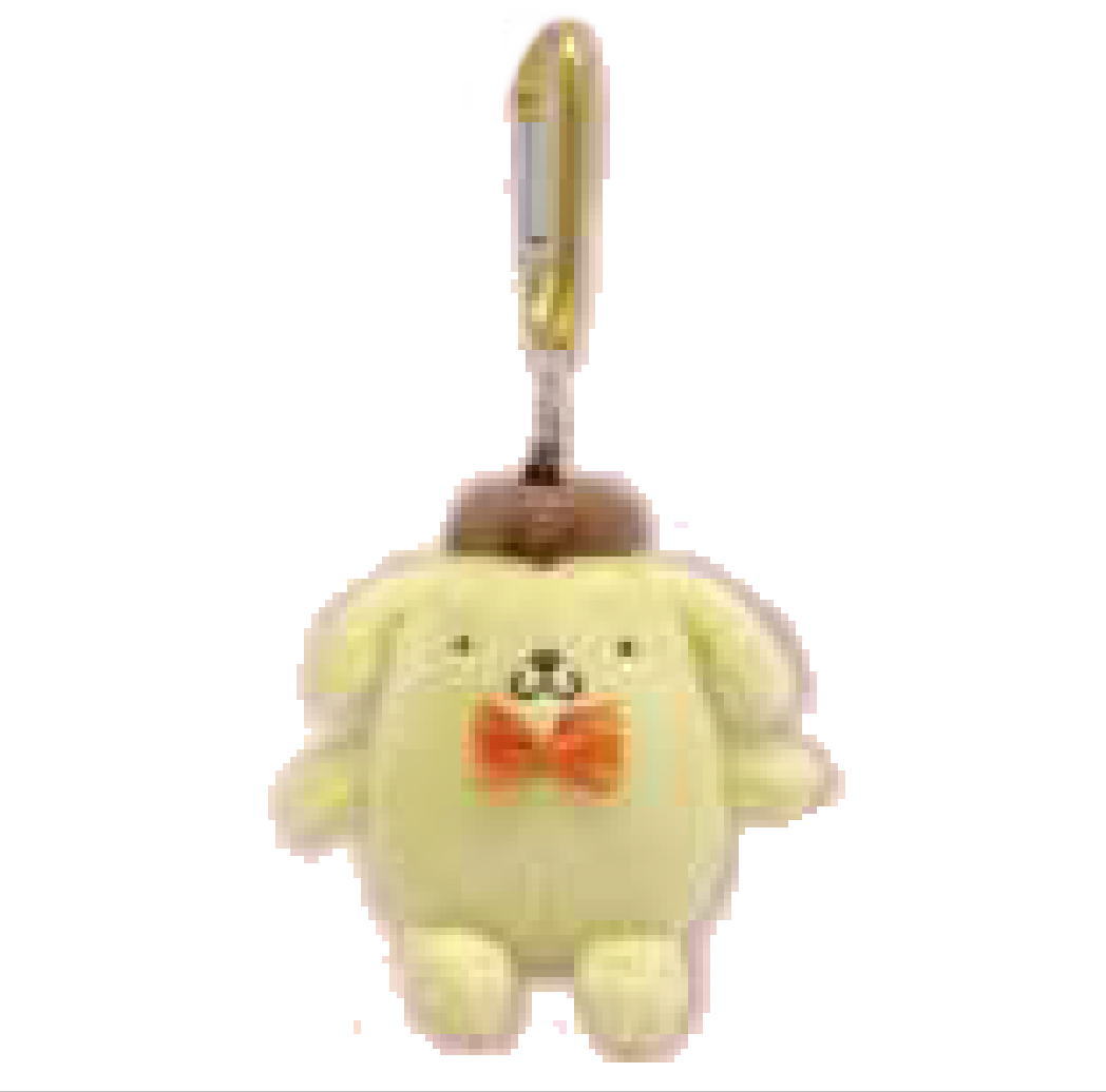 樂天商城 - 【全品　送料無料！】　サンリオキャラクターズ　カラビナマスコットポムポムプリン　キーホルダー　キーリング　チャーム　鍵　ぬいぐるみ　人形　ドール　雑貨　グッズ　かわいい
