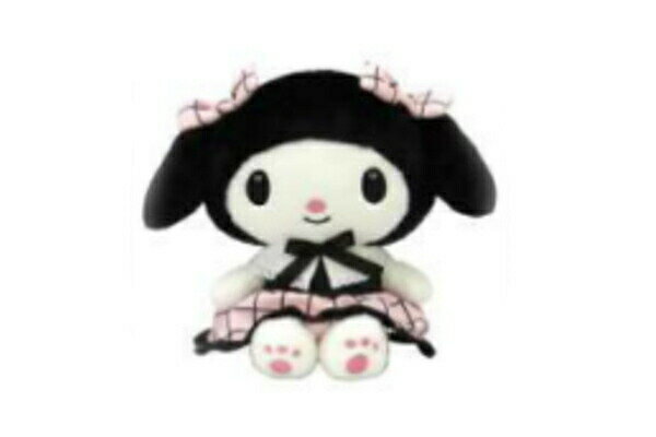 My Melody - 【全品　送料無料！】　サンリオキャラクターズ　ぬいぐるみS　ブラックグラフ　マイメロディ　マスコット　人形　ドール　おもちゃ　インテリア　子供　キッズ　雑貨　グッズ　かわいい