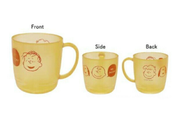 【全品　送料無料！】　日本製　スヌーピー　SNOOPY　クリアカップフェイス　フレンズ1　ピーナッツ　ウッドストック　すぬーぴー　ア..