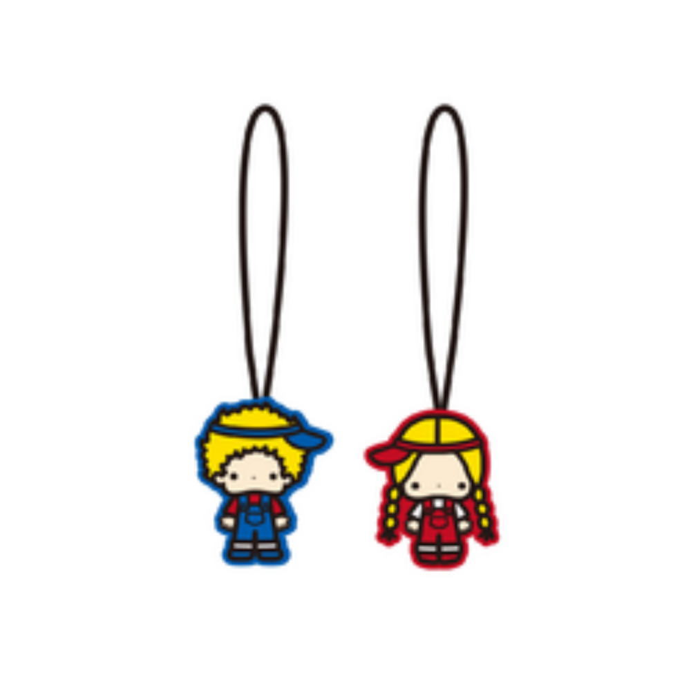 樂天商城 - 【全品　送料無料！】　サンリオキャラクターズ　ジッパータブパティアンドジミー　タグ　ストラップ　紐　チャーム　雑貨　グッズ　かわいい
