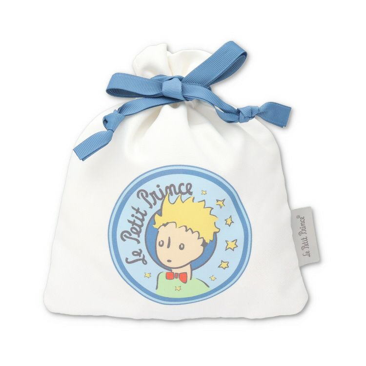 樂天商城 - 【全品　送料無料！】　星の王子さま　巾着袋アイボリー　絵本　ポーチ　ケース　小物入れ　袋　収納　お出かけ　アウトドア　雑貨　グッズ　かわいい