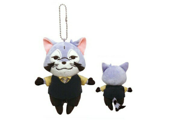 樂天商城 - 【全品　送料無料！】　あらいぐま カルカル団　ボールチェーンマスコットミドル　アニメ　キーホルダー　キーリング　チャーム　鍵　人形　ドール　ぬいぐるみ　雑貨　グッズ　かわいい