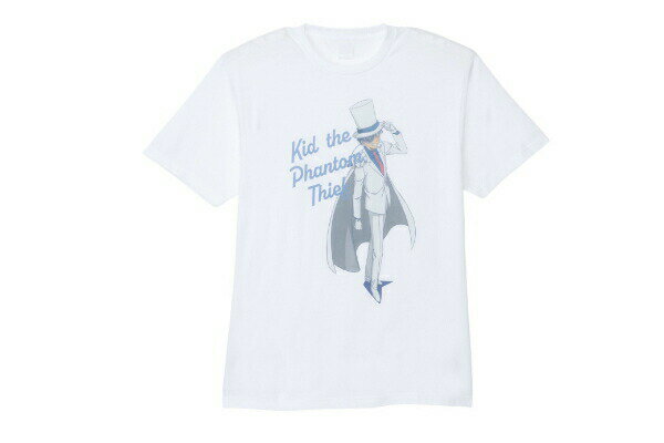 【全品 送料無料！】 名探偵コナン TシャツL ロゴ 怪盗キッド アニメ 映画 漫画 トップス 服 半袖 ファッション レディース 女性 雑貨 グッズ かわいい
