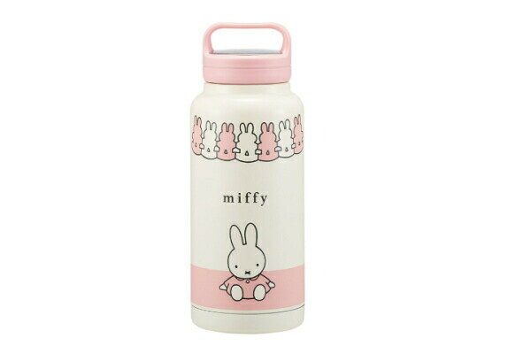 【全品　送料無料！】　miffy　ミッフィー　スクリューハンドル付マグボトル1000ml　ウサギ　ディック・ブルーナ　絵本　アニメ　マグ　ボトル　水筒　遠足　お出かけ　アウトドア　子供　キッズ　雑貨　グッズ　かわいい
