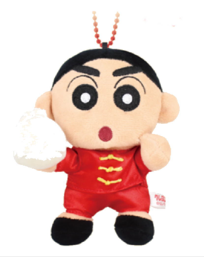 樂天商城 - 【全品　送料無料！】　クレヨンしんちゃん　ぬいぐるみマスコット中華しんちゃん　しんのすけ　アニメ　漫画　映画　キーホルダー　キーリング　チャーム　鍵　人形　ドール　雑貨　グッズ　かわいい