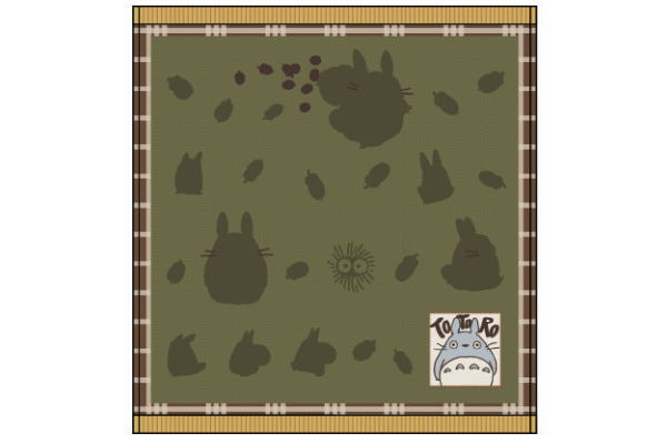 【全品 送料無料！】 となりのトトロ ウォッシュタオルオータムグリーン ととろ トトロ スタジオジブリ 映画 タオル たおる ハンカチ ハンドタオル ウォッシュタオル 雑貨 グッズ かわいい