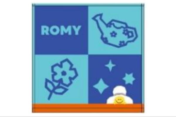 樂天商城 - 【全品　送料無料！】　LINE FRIENDS　ラインフレンズ　TRUZ　トゥルーズ　ミニタオルパターン　ROMY　ロミー　ライン　スタンプ　タオル　たおる　ハンドタオル　ハンカチ　雑貨　グッズ　かわいい