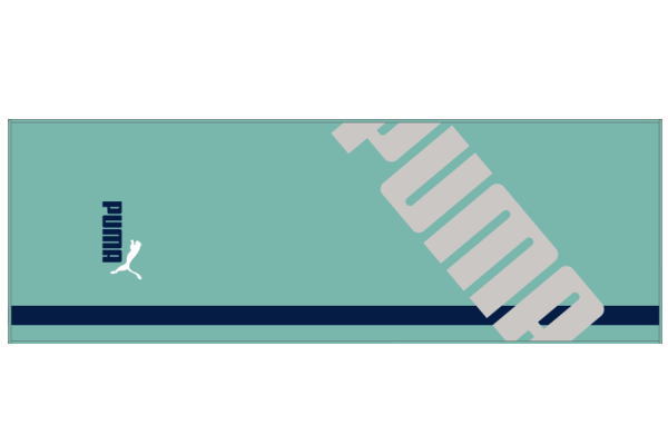 【全品　送料無料！】　オリジナル　スーパークールタオルブルー　青　PUMA-2238　PUMA　ブランド　メ..