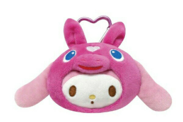 【全品　送料無料！】　ロディ×サンリオキャラクターズ　小銭入れマイメロディ　コラボ　ポーチ　コインケース　小物入れ　収納　マスコット　カラビナ付き　雑貨　グッズ　かわいい