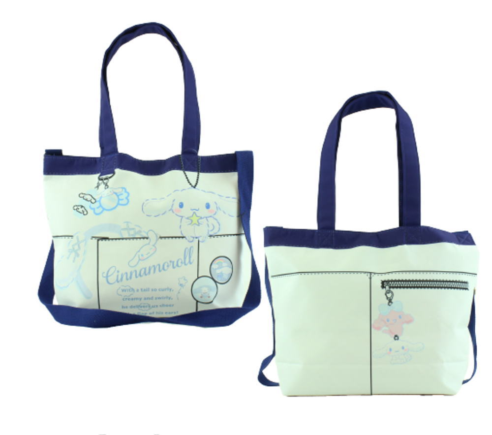 【全品　送料無料！】　サンリオキャラクターズ　2wayショルダーバッグだまし絵　シナモロール　シナモン　かばん　カバン　鞄　斜め掛け　収納　お出かけ　アウトドア　子供　キッズ　雑貨　グッズ　かわいい