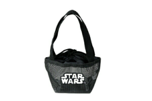 【全品 送料無料！】 STAR WARS スター・ウォーズ メッシュポーチブラックリム ブラック 黒 映画 ポーチ ケース ボール入れ かばん バッグ 収納 ゴルフ ラウンド用品 小物 雑貨 グッズ かわいい