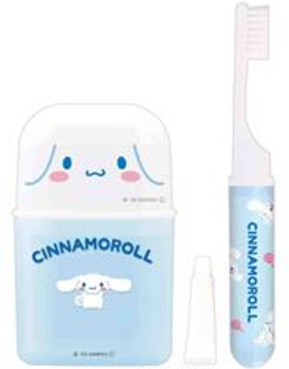 樂天商城 - 【全品　送料無料！】　サンリオキャラクターズ　ハミガキセットシナモロール　シナモン　歯ブラシ　歯磨き　ケース　旅行　トラベル　コンパクト　雑貨　グッズ　かわいい　TE
