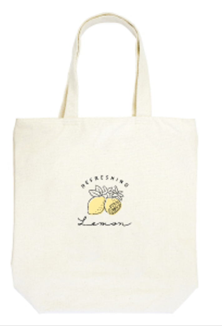 【全品　送料無料！】　オリジナル　トレンドトートバッグレモン　カバン　かばん　鞄　収納　お出かけ..