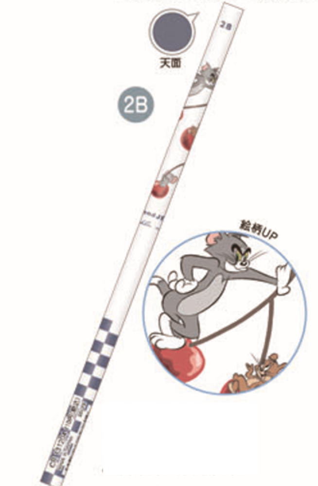 【全品　送料無料！】　20本入り　セット　セット商品　トムとジェリー　鉛筆2B　チェリー　トム　ジェリー　ワーナー　アニメ　えんぴつ　ペンシル　筆記用具　文房具　学校　勉強　雑貨　グッズ　かわいい(3.0)