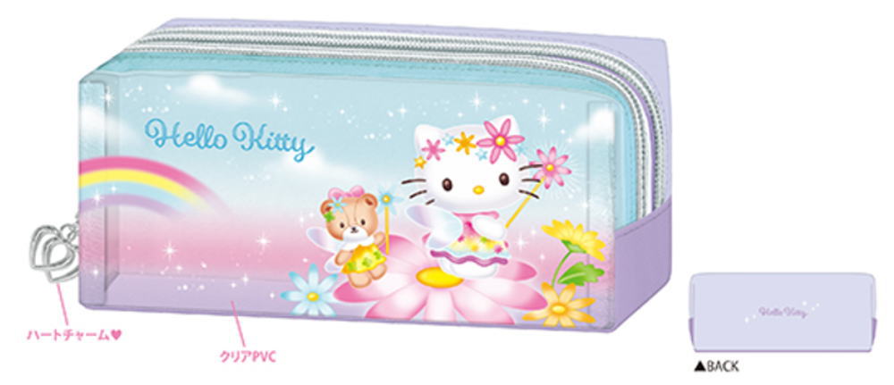【全品　送料無料！】　サンリオキャラクターズ　ツインファスナーペンケースフェアリー　ハローキティ..