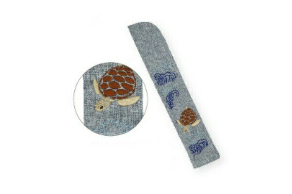 【全品 送料無料！】 Ripple リップル メンズ刺繍繍入り扇子袋亀 ケース カバー 扇子入れ せんす うちわ 踊り用 日本舞踊 祭り 夏 涼しい メンズ 男性 雑貨 グッズ かわいい