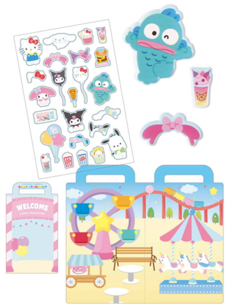 【全品 送料無料!】 サンリオキャラクターズ エンジョイステッカーセットたのしい遊園地 ハローキティ マイメロディ クロミ シナモロール ステッカー シール 文...